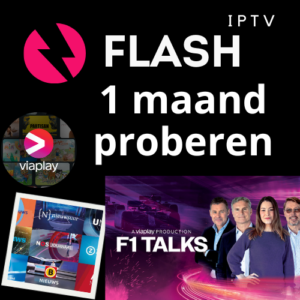 Flash IPTV - €3,99 voor 1 maand in plaats van €12,99 (Normale prijs)