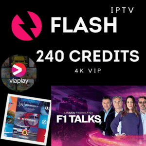 Flash IPTV 4K Paneel - 240 Credits