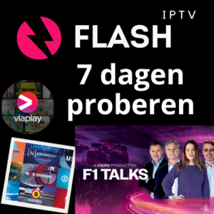 Flash IPTV - €1,99 voor 7 dagen + €5 Korting op het volgende abonnement