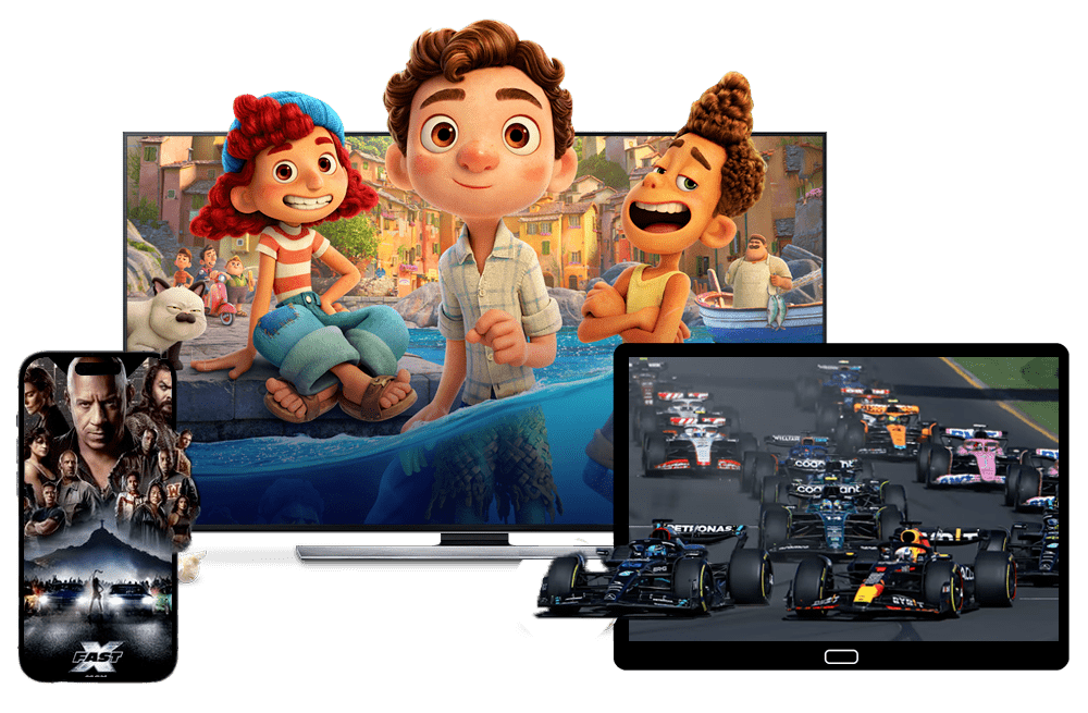 Een illustratie van onafhankelijke gebruikersprofielen en afzonderlijke inloggegevens behorend bij de multi-scherm iptv abonnementen van Flash IPTV.